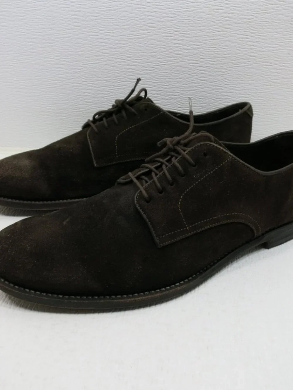 Paul Smith Brown Suede Leather Dress Oxfords Comfort Shoes Men's Size 9.5 M